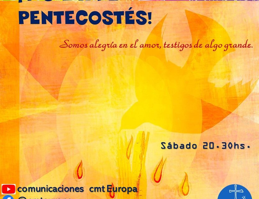 Invitación para participar de Pentecostés de la provincia de Europa.