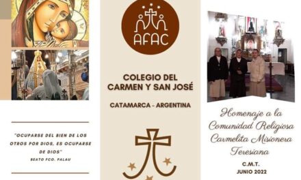 Homenaje a la Comunidad Religiosa Carmelita Misionera Teresiana